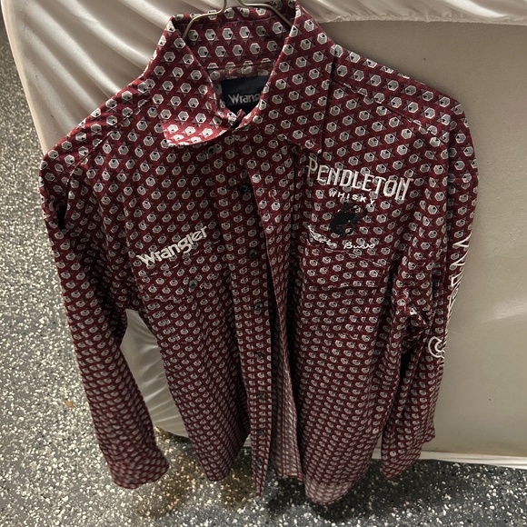 Western Wrangler  button down size medium - Picture 1 of 5